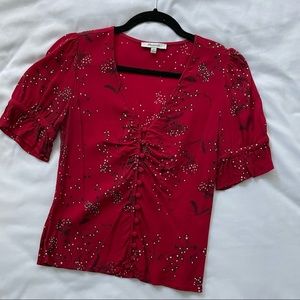 Red Madewell Blouse size 00